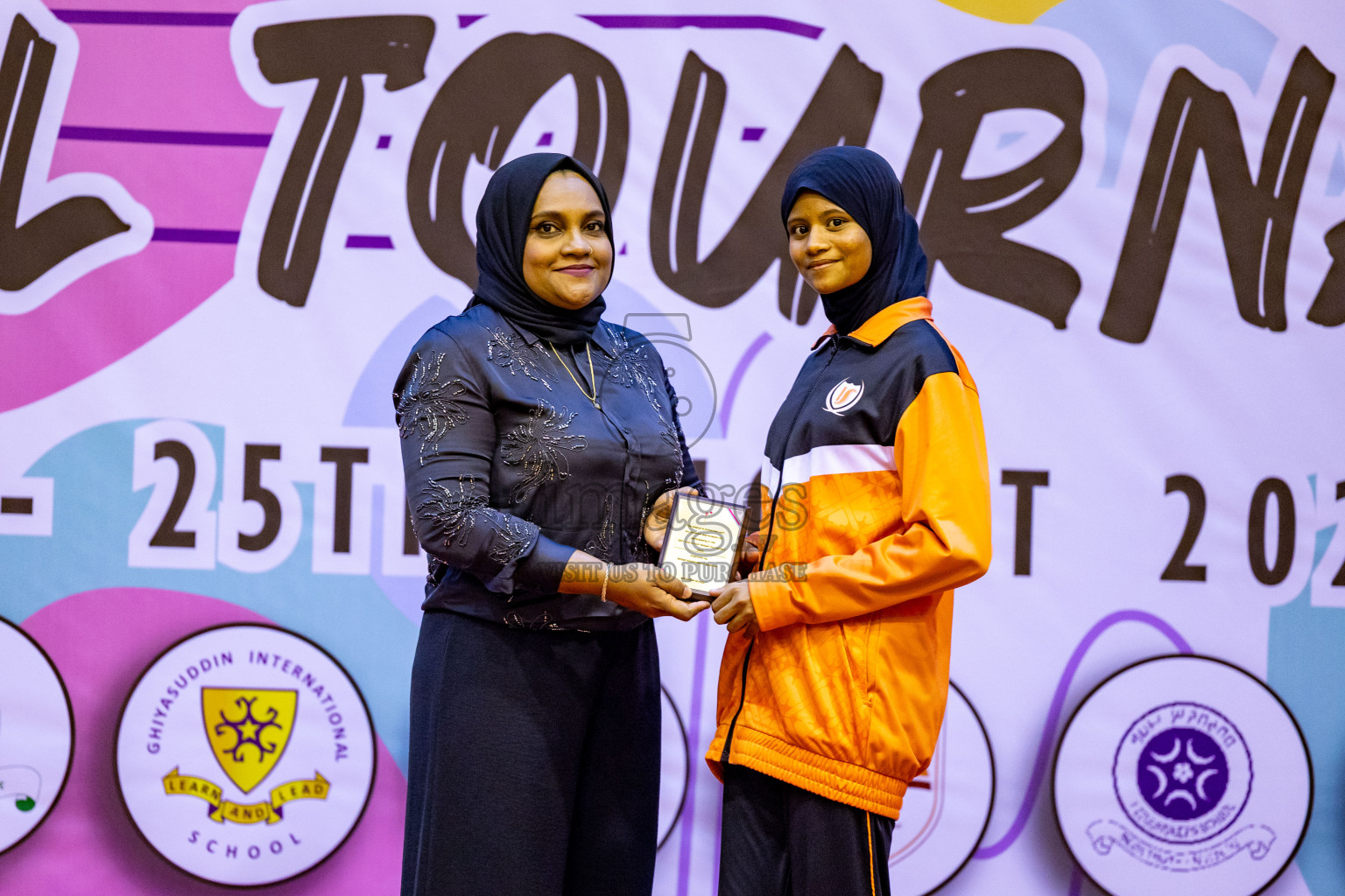 Closing Ceremony of Inter-school Netball Tournament held in Social Center at Male', Maldives on Monday, 26th August 2024. Photos: Hassan Simah / images.mv