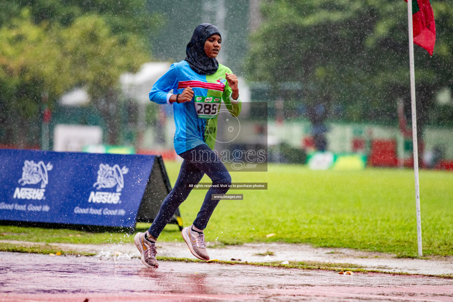 Day 2 of National Athletics Championship 2023 was held in Ekuveni Track at Male', Maldives on Friday, 24th November 2023. Photos: Hassan Simah / images.mv