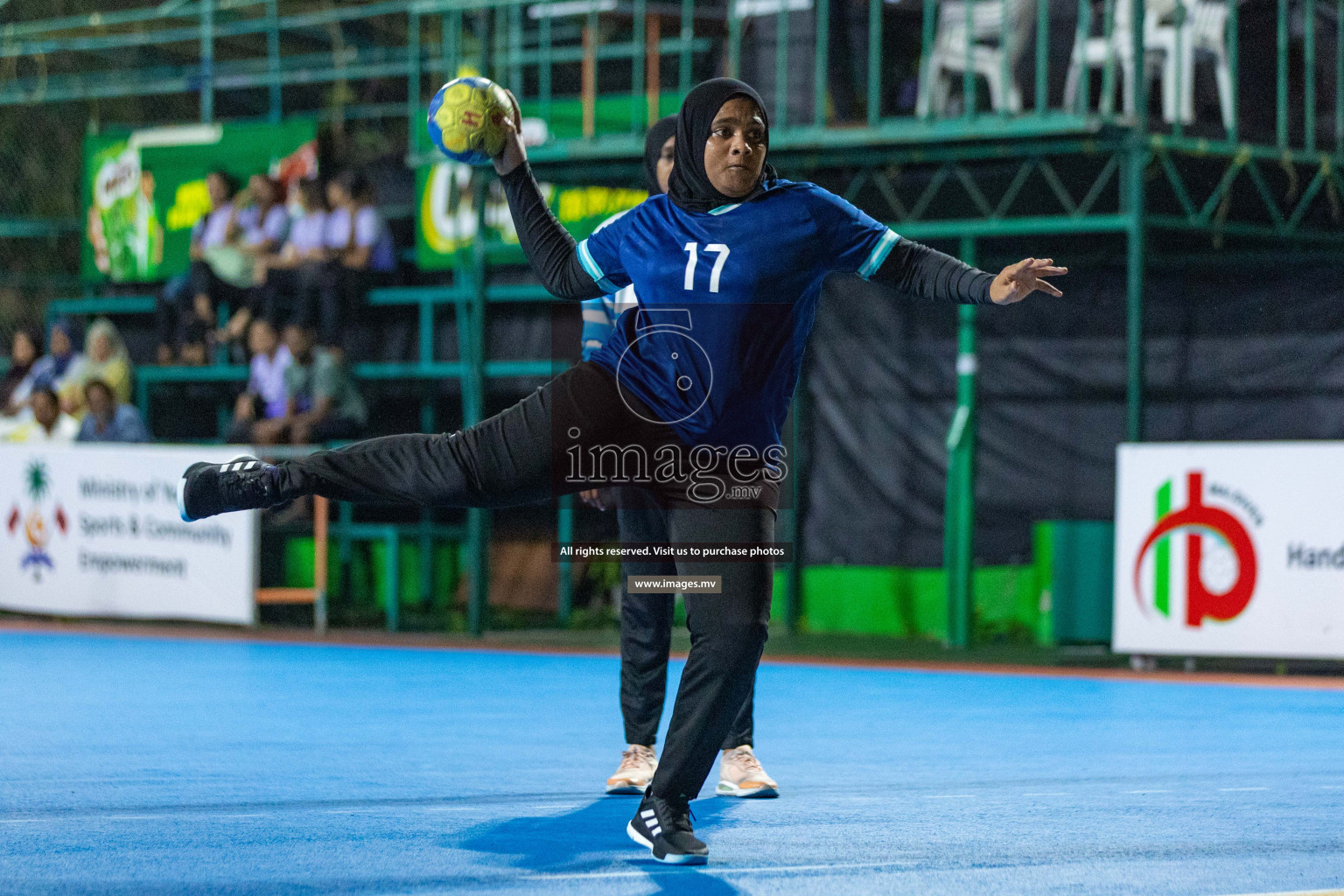 Quarter Final of 7th Inter-Office/Company Handball Tournament 2023, held in Handball ground, Male', Maldives on Friday, 20th October 2023 Photos: Nausham Waheed/ Images.mv