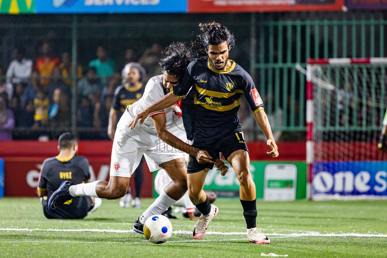 HA Utheemu vs HA Muraidhoo in Day 13 of Golden Futsal Challenge 2025 was held on Friday, 17th January 2025, in Hulhumale', Maldives. Photos: Nausham Waheed / images.mv
