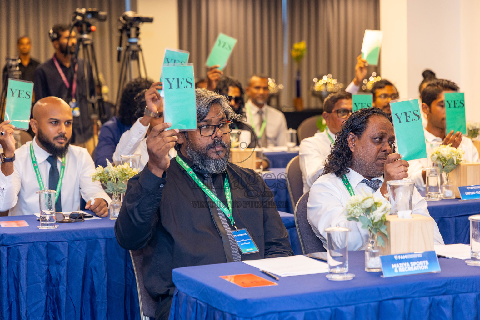 FAM Extraordinary Congress 2025 was held on Saturday, 26th July 2025, in Male', Maldives 
Photos: Mohamed Mahfooz Moosa / images.mv