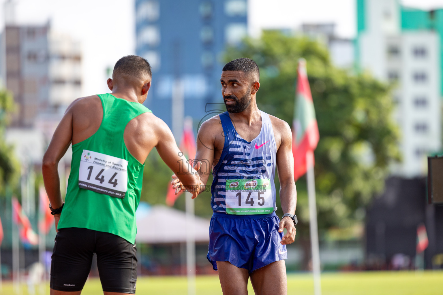 Day 3 of 33rd National Athletics Championship was held in Ekuveni Track at Male', Maldives on Saturday, 7th September 2024.
Photos: Suaadh Abdul Sattar / images.mv