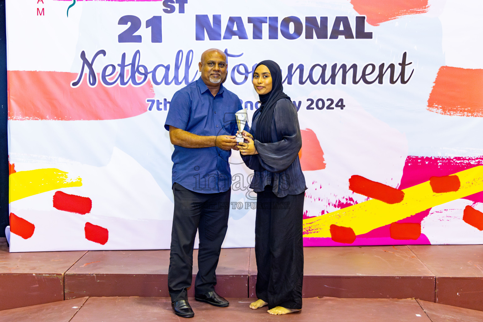 Club Matrix vs Club Green Streets in Final of 21st National Netball Tournament was held in Social Canter at Male', Maldives on Wednesday, 22nd May 2024. Photos: Nausham Waheed / images.mv