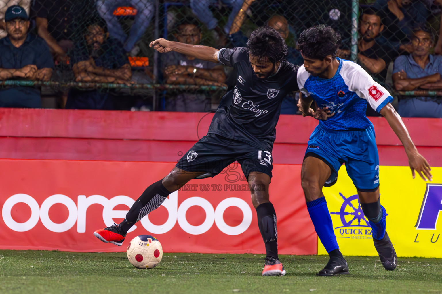 M Veyvah vs M Mulah in Day 22 of Golden Futsal Challenge 2024 was held on Monday , 5th February 2024 in Hulhumale', Maldives
Photos: Ismail Thoriq / images.mv