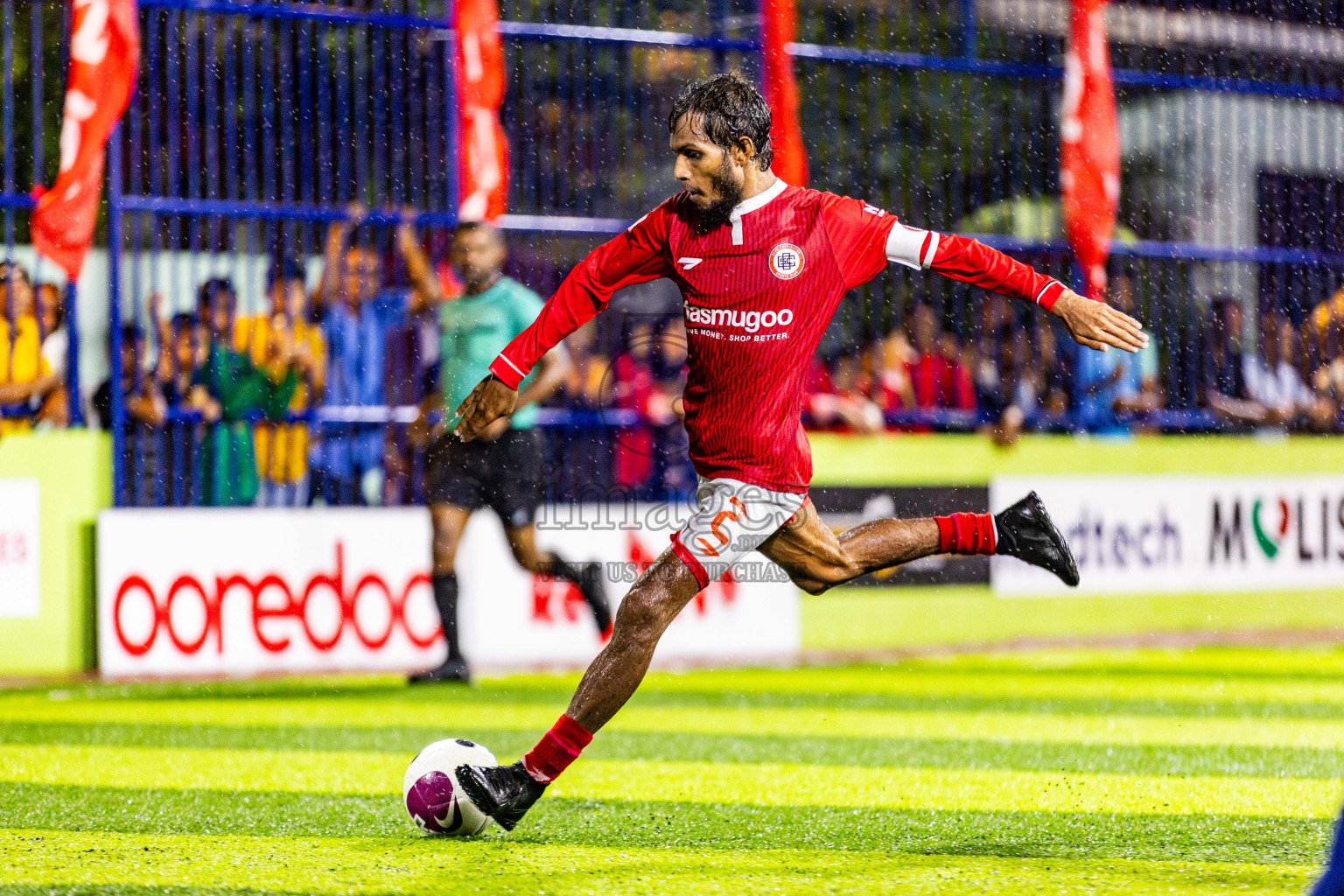 United V vs CC Sports Club in Semi Final of Eydhafushi Futsal Cup 2024 was held on Monday , 15th April 2024, in B Eydhafushi, Maldives Photos: Nausham Waheed / images.mv