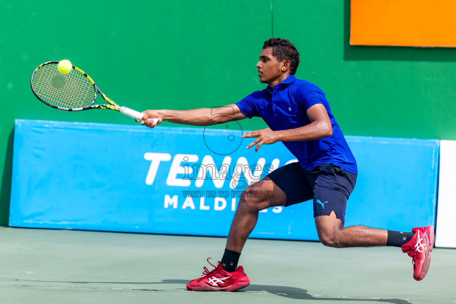 Day 9 of ATF Maldives Junior Open Tennis was held in Male' Tennis Court, Male', Maldives on Friday, 20th December 2024. Photos: Nausham Waheed/ images.mv