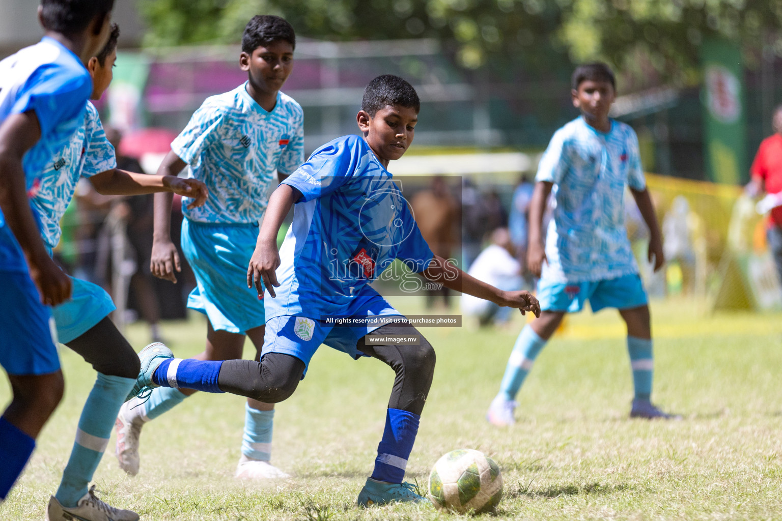 Day 2 of MILO Academy Championship 2023 (U12) was held in Henveiru Football Grounds, Male', Maldives, on Saturday, 19th August 2023. Photos: Nausham Waheedh / images.mv