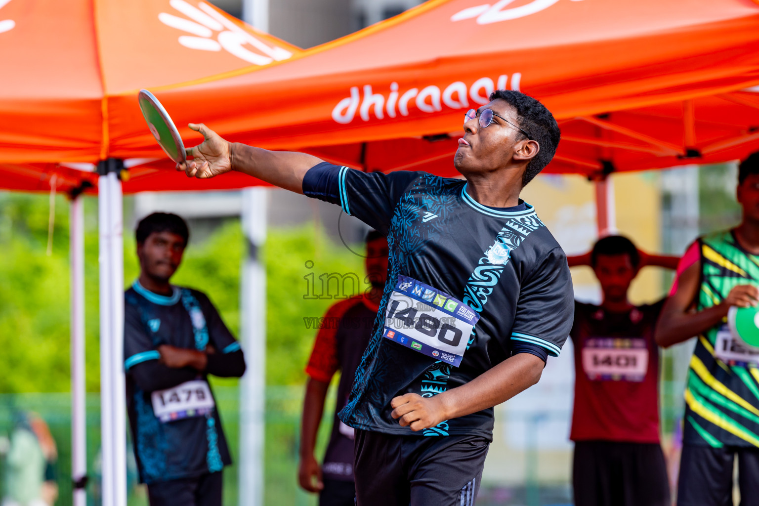 Day 5 of MWSC Interschool Athletics Championships 2024 held in Hulhumale Running Track, Hulhumale, Maldives on Wednesday, 13th November 2024. Photos by: Nausham Waheed / Images.mv