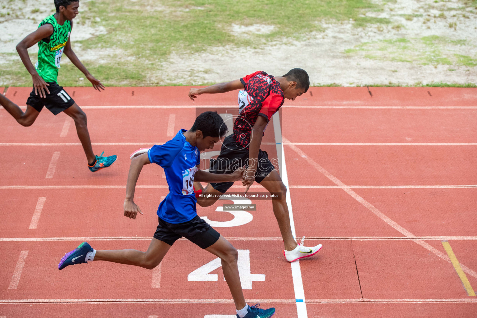 Day three of Inter School Athletics Championship 2023 was held at Hulhumale' Running Track at Hulhumale', Maldives on Tuesday, 16th May 2023. Photos: Nausham Waheed / images.mv