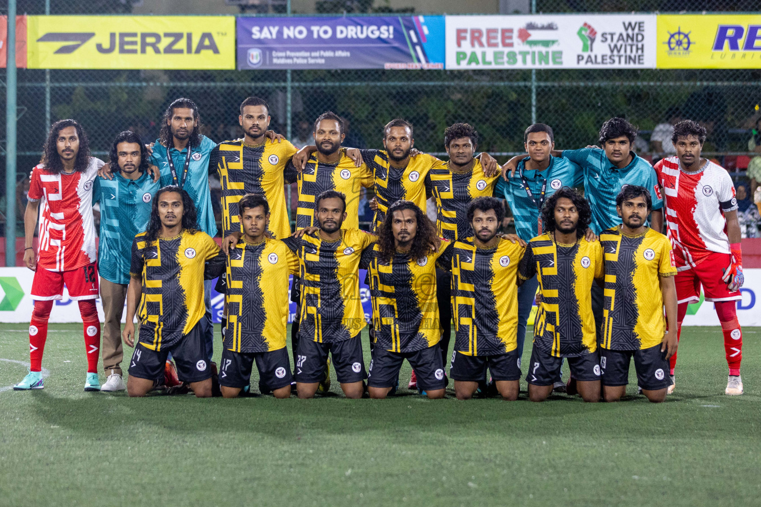 M Naalaafushi vs M Dhiggaru in Day 19 of Golden Futsal Challenge 2024 was held on Friday, 2nd February 2024 in Hulhumale', Maldives Photos: Nausham Waheed / images.mv