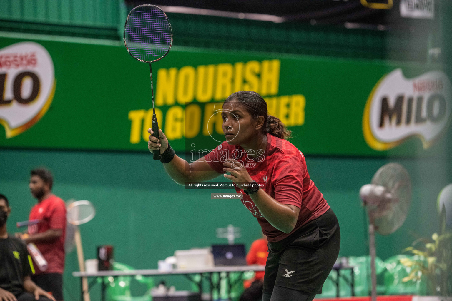 Day 2 of Badminton association mixed group championship 2021 held in Male', Maldives Photos by Nausham Waheed