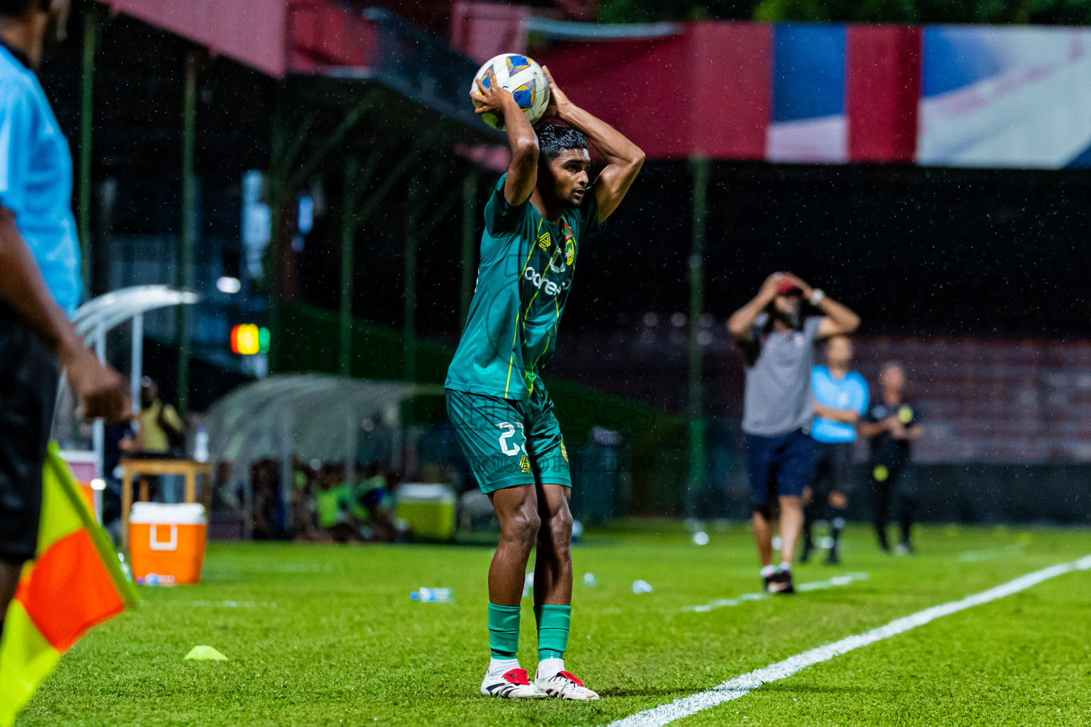 Maziya Sports & Recreation vs TC Sports Club in Dhivehi Premier League 2025/26 held in National Football Stadium, Male', Maldives on Wednesday, 24th September 2025. Photos: Areef Adam / Images.mv
