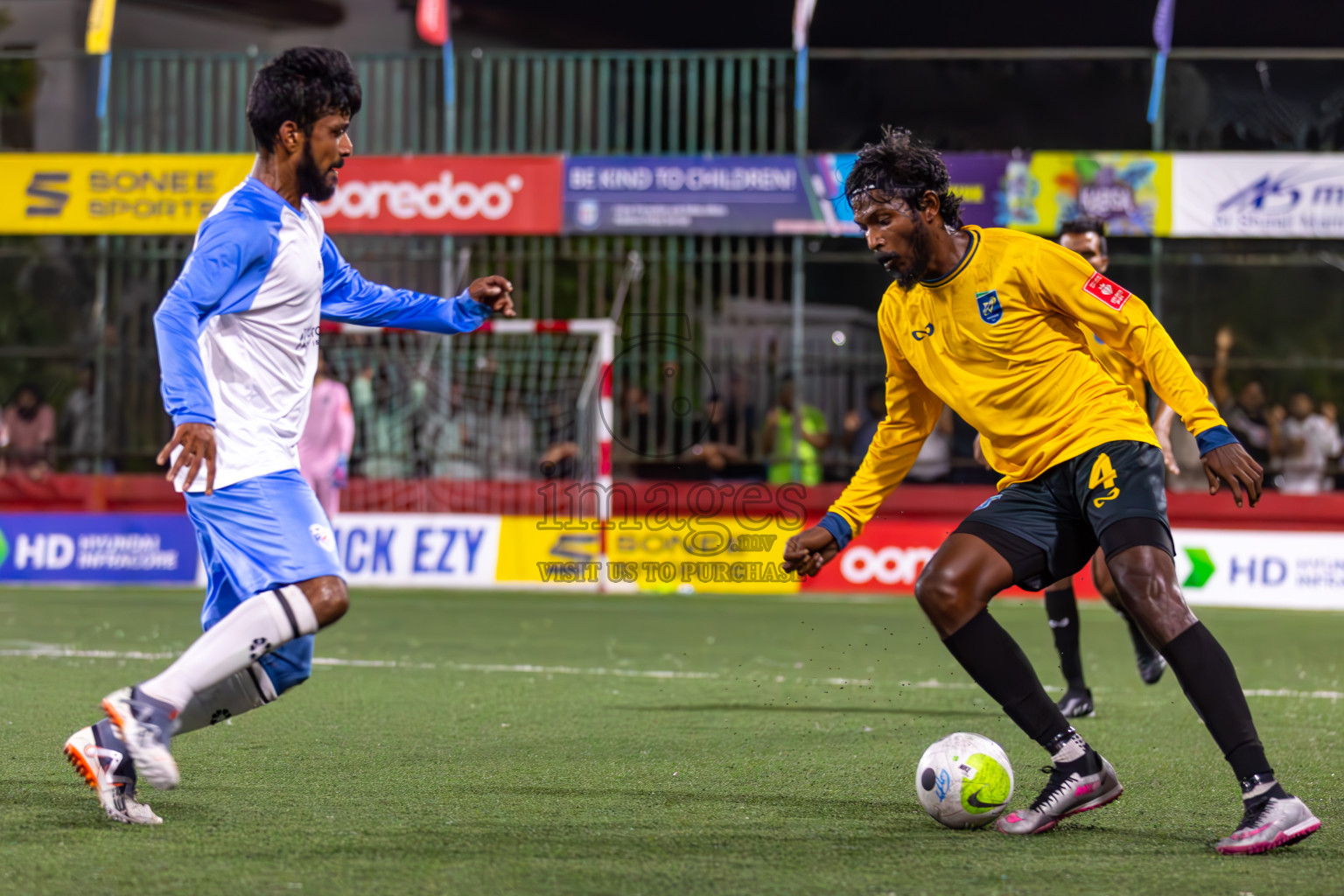 N Kendhikulhudhoo vs N Velidhoo in Day 11 of Golden Futsal Challenge 2024 was held on Thursday, 25th January 2024, in Hulhumale', Maldives
Photos: Ismail Thoriq / images.mv