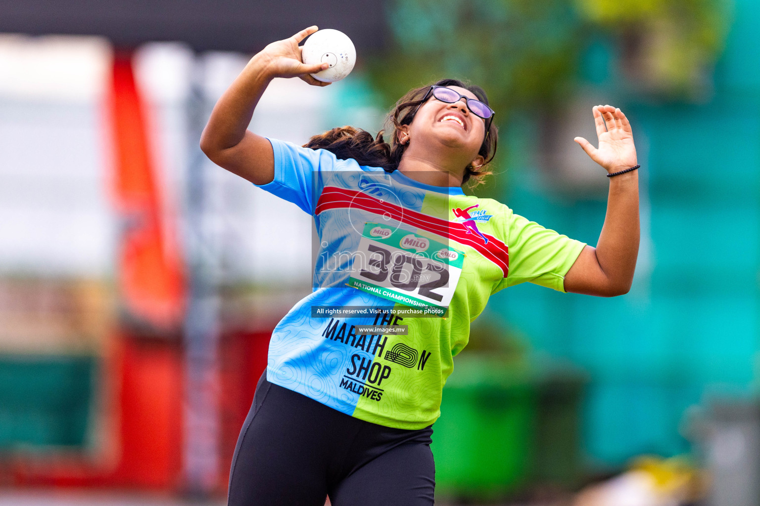 Day 2 of National Athletics Championship 2023 was held in Ekuveni Track at Male', Maldives on Friday, 24th November 2023. Photos: Nausham Waheed / images.mv