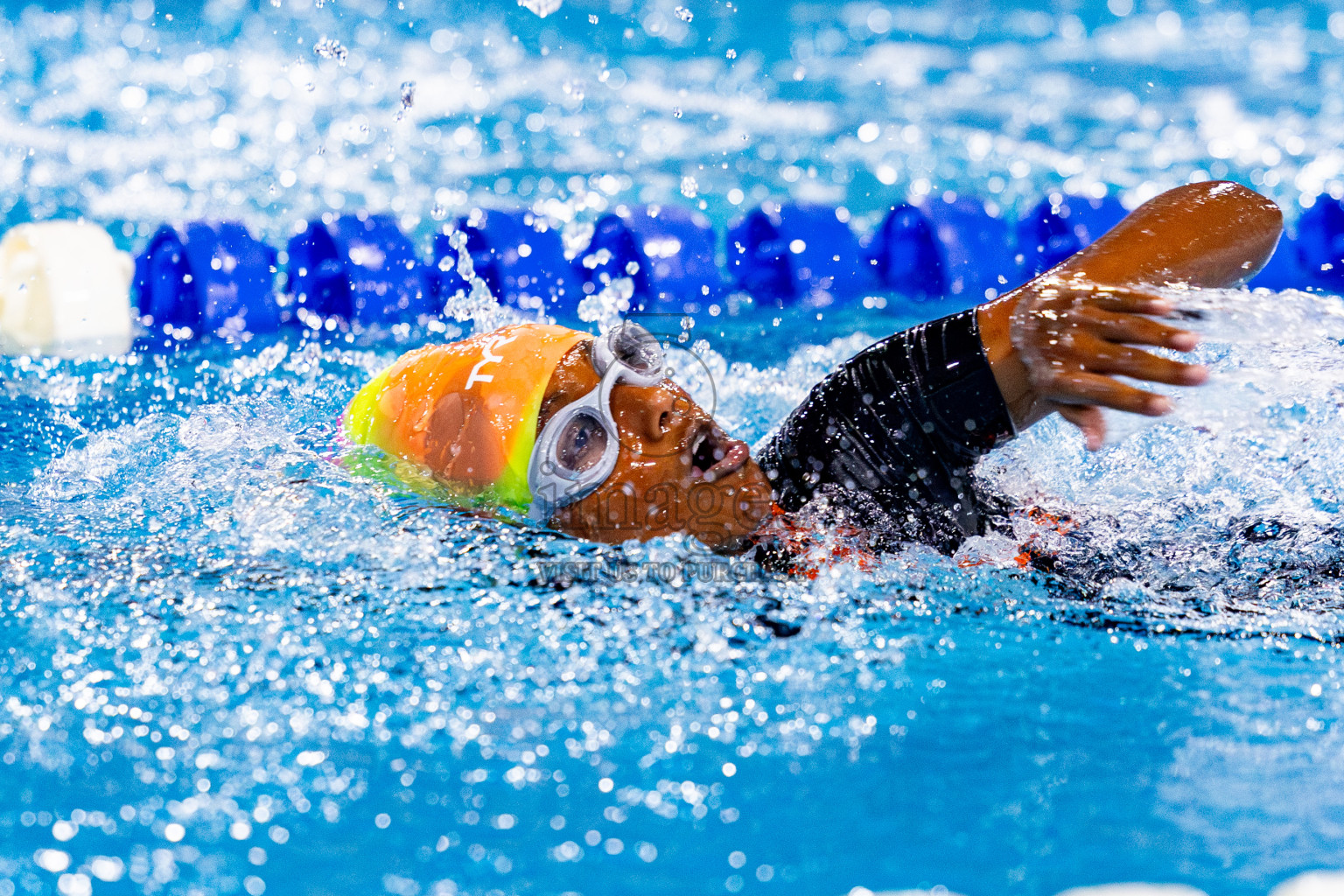 Day 4 of BML 5th National Swimming Kids Festival 2024 held in Hulhumale', Maldives on Thursday, 21st November 2024. Photos: Nausham Waheed / images.mv