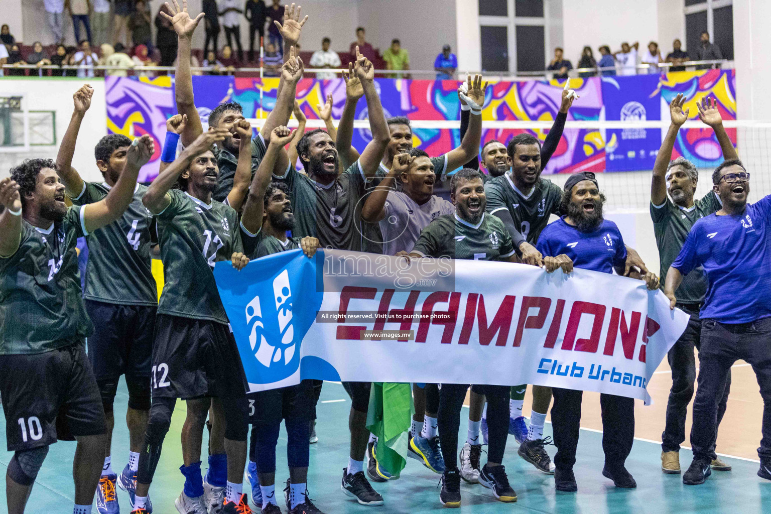 Final of Inter Company-Office Volleyball Tournament 2023 was held in Social Center, Male', Maldives on Saturday, 20th May 2023.  Photos: Ismail Thoriq / images.mv