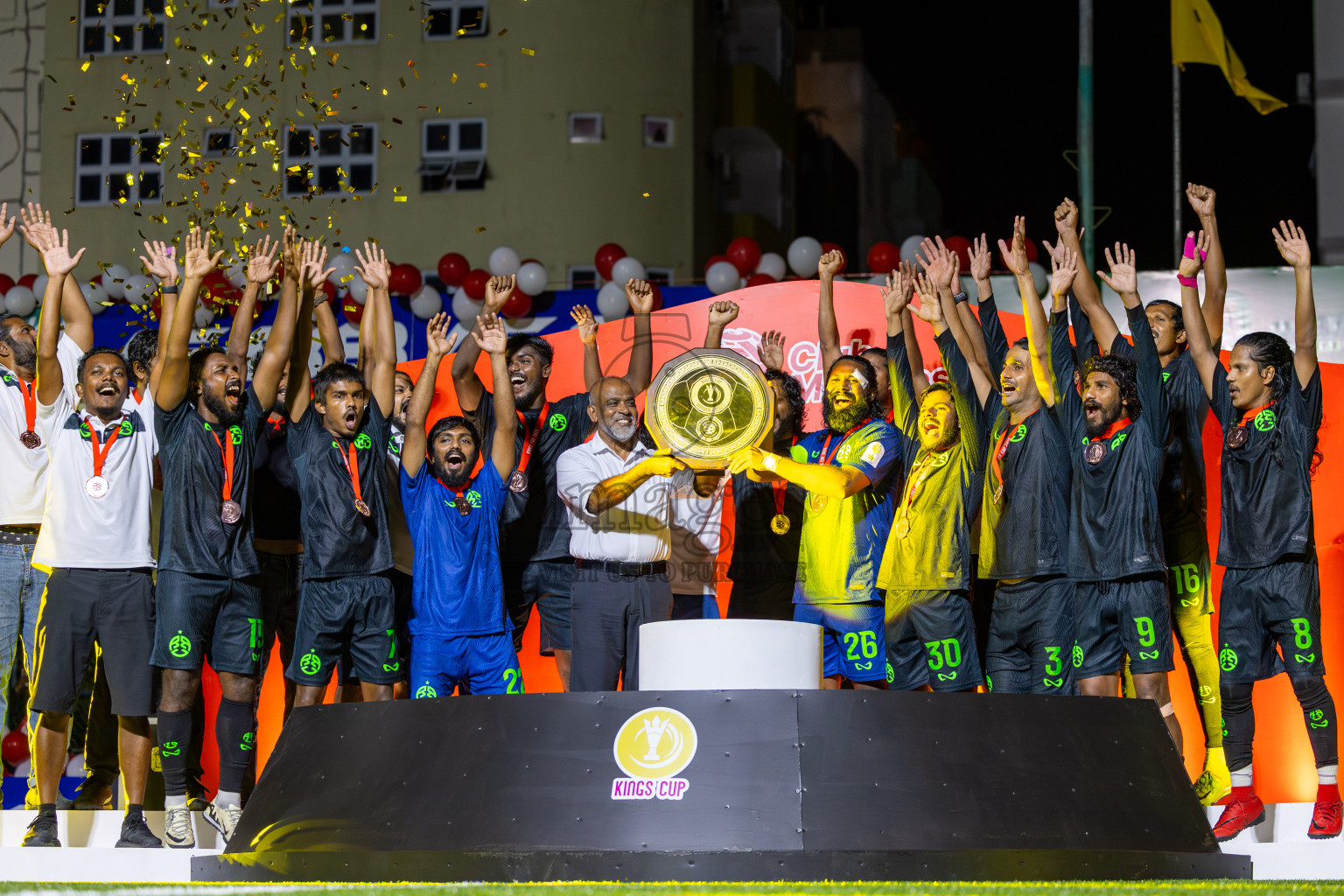 Road Recreation Club vs Club Combination SC Eydhafushi in Kings Cup Final of Club Maldives 2025 was held in Rehendhi Futsal Ground, Hulhumale', Maldives on Tuesday, 9th September 2025. Photos: Ismail Thoriq / images.mv