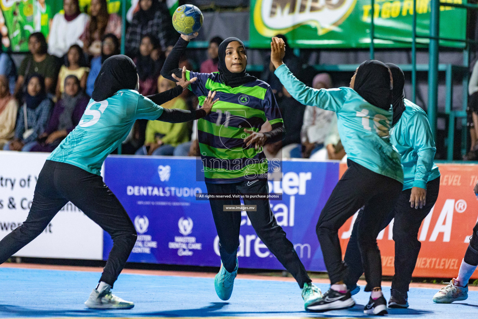 1st Division Final of 7th Inter-Office/Company Handball Tournament 2023, held in Handball ground, Male', Maldives on Monday, 24th October 2023 Photos: Nausham Waheed/ Images.mv