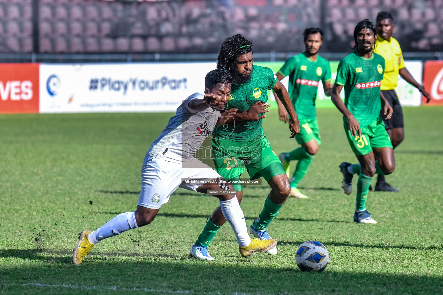 Maziya Sports & RC vs Club Green Streets in the FA Cup 2022 on 18th Aug 2022, held in National Football Stadium, Male', Maldives Photos: Nausham Waheed / Images.mv