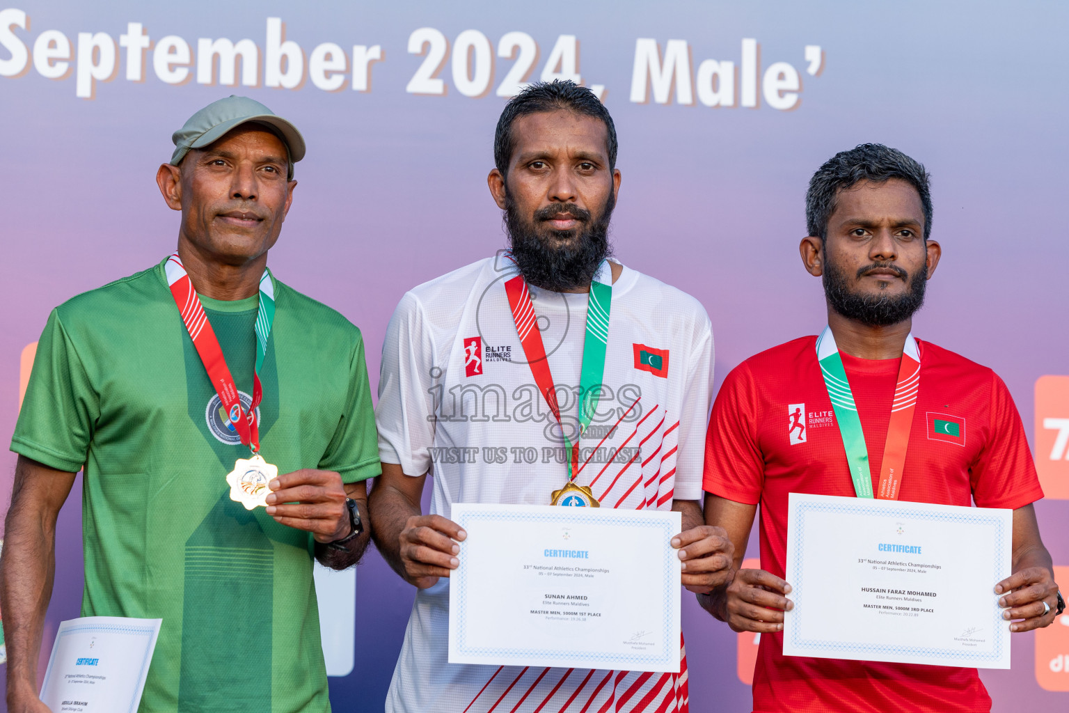 Day 2 of 33rd National Athletics Championship was held in Ekuveni Track at Male', Maldives on Friday, 6th September 2024.
Photos: Ismail Thoriq  / images.mv