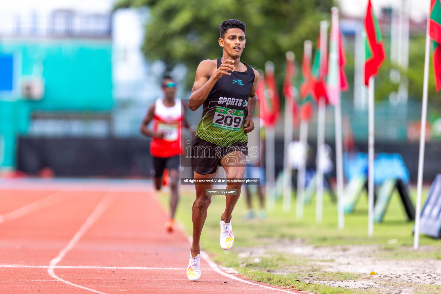 Day 2 of National Athletics Championship 2023 was held in Ekuveni Track at Male', Maldives on Friday, 24th November 2023. Photos: Nausham Waheed / images.mv