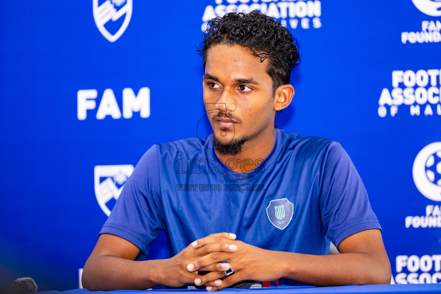 Final Pre-Match Press of Under 19 Youth Championship 2024 was held at National Stadium in Male', Maldives on Sunday, 30th June 2024. Photos: Nausham Waheed / images.mv