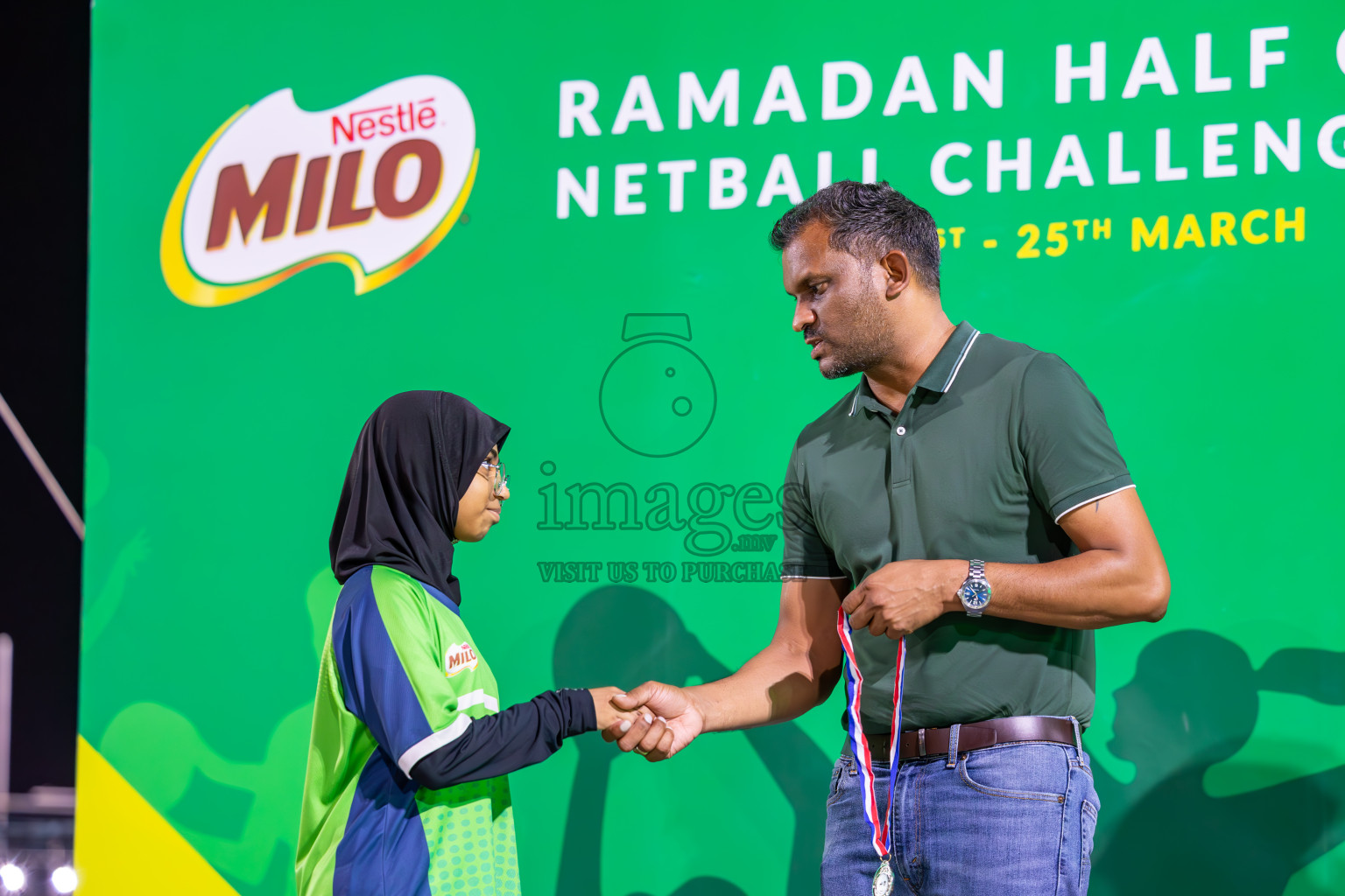 Finals of Milo Ramadan Half Court Netball Challenge on 24th March 2024, held in Central Park, Hulhumale, Male', Maldives
Photos: Ismail Thoriq / imagesmv