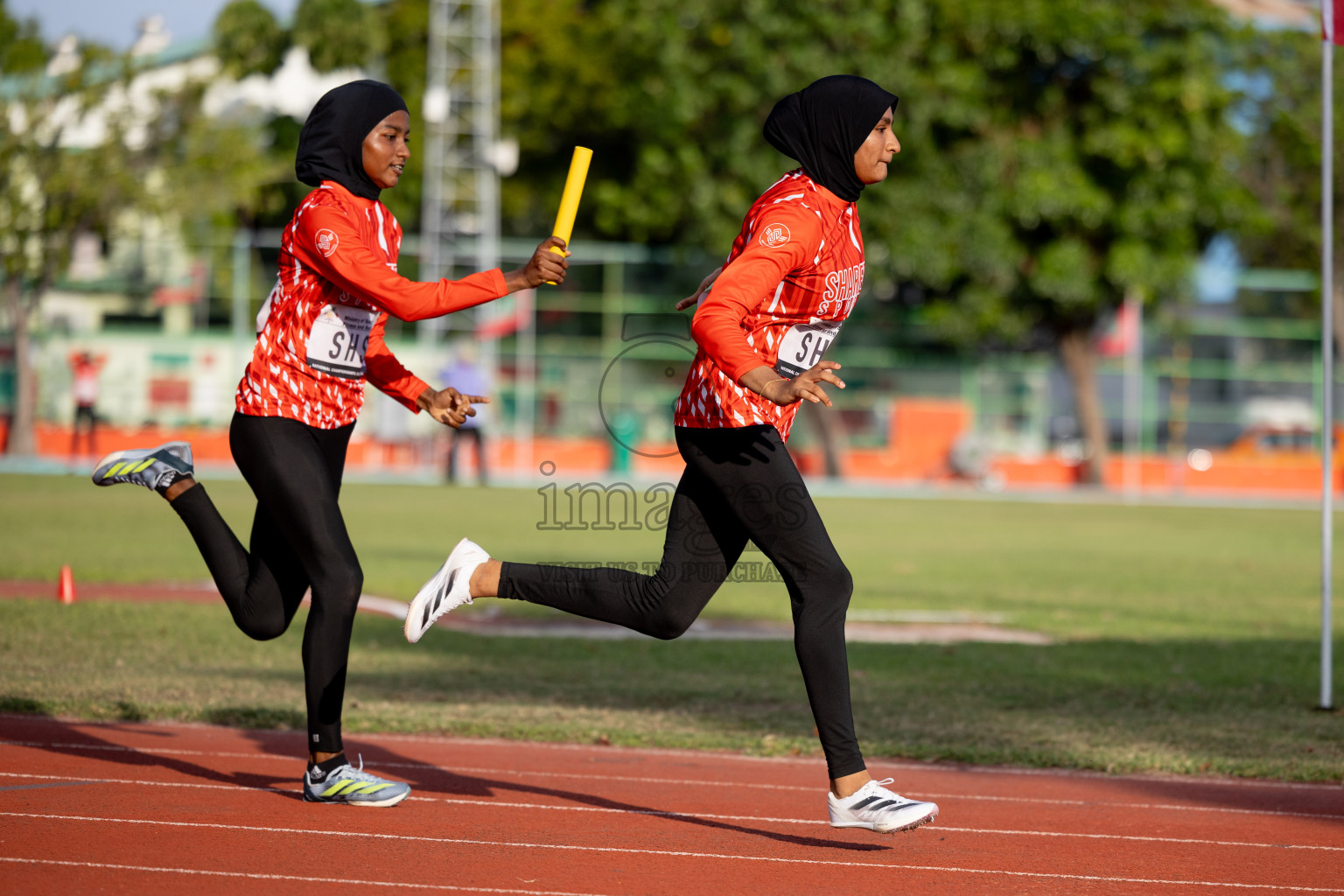 Day 3 of 33rd National Athletics Championship was held in Ekuveni Track at Male', Maldives on Saturday, 7th September 2024. Photos: Hassan Simah / images.mv