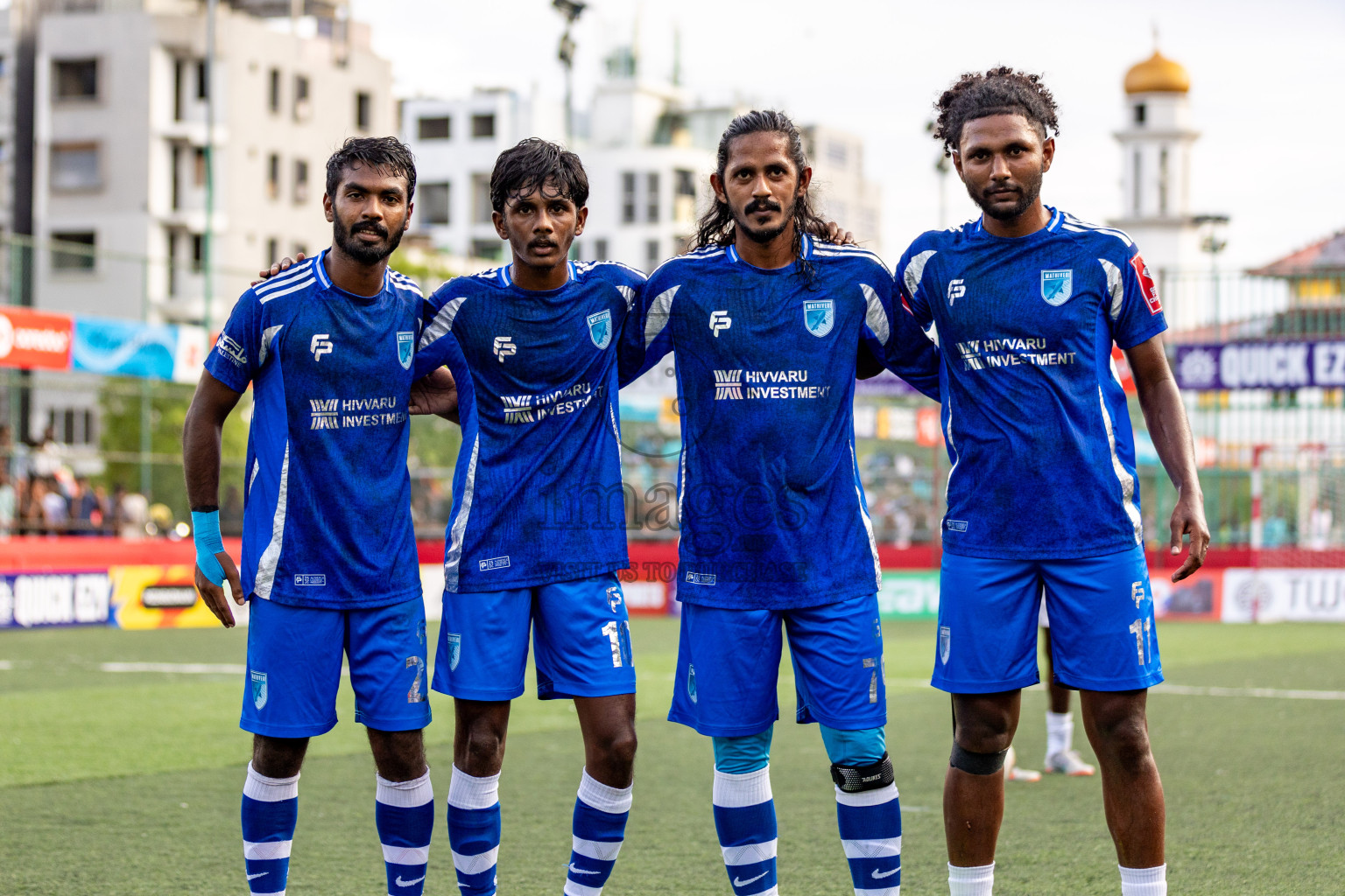 AA. Ukulhas VS AA. Mathiveri in Day 7 of Golden Futsal Challenge 2025 was held on Saturday, 11th January 2025, in Hulhumale', Maldives Photos: Hassan Simah / images.mv