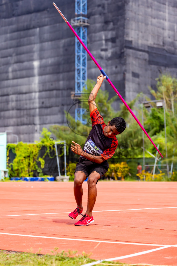 Day 5 of MWSC Interschool Athletics Championships 2024 held in Hulhumale Running Track, Hulhumale, Maldives on Wednesday, 13th November 2024. Photos by: Nausham Waheed / Images.mv