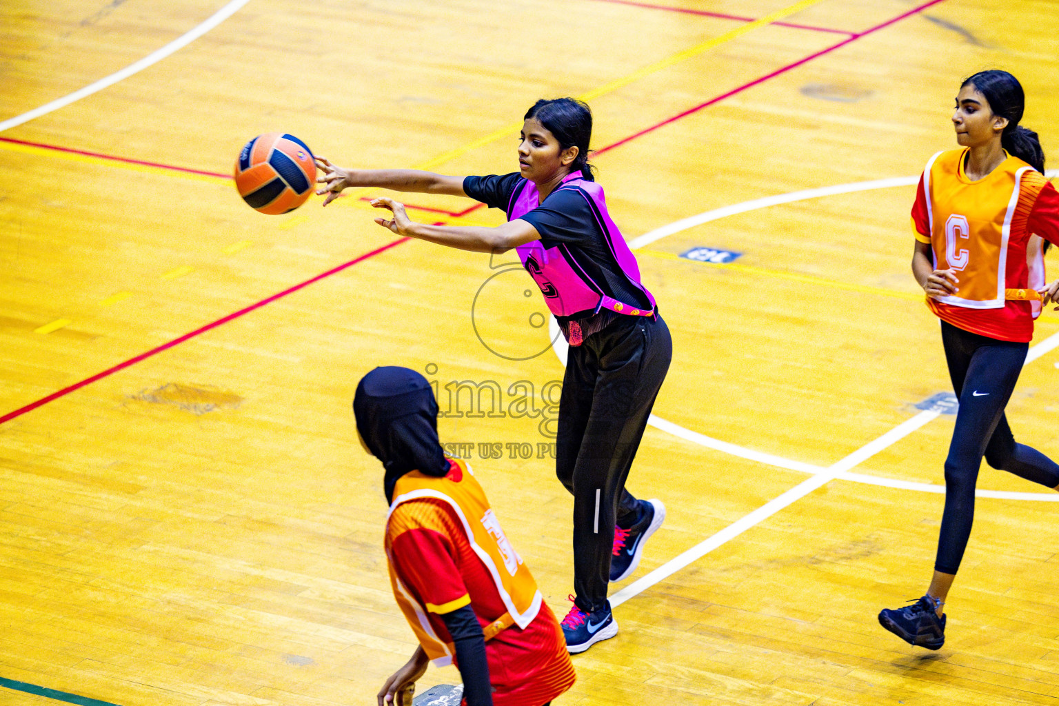 Day 2 of 21st National Netball Tournament was held in Social Canter at Male', Maldives on Thursday, 10th May 2024. Photos: Nausham Waheed / images.mv