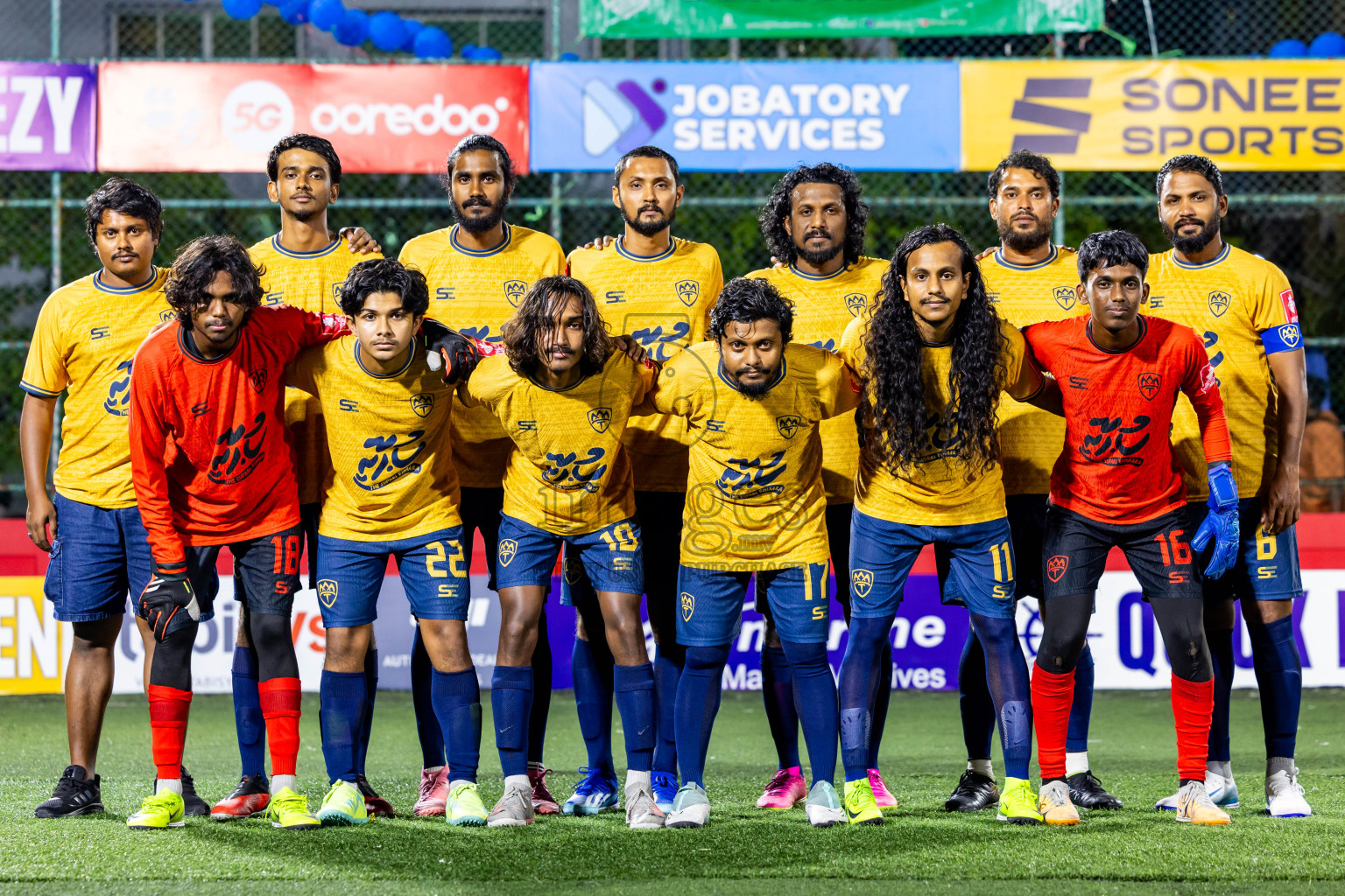 Mahchangoalhi vs Maafannu in zone round on Day 31 of Golden Futsal Challenge 2025 was held on Tuesday , 4th February 2025, in Hulhumale', Maldives. Photos: Nausham Waheed / images.mv