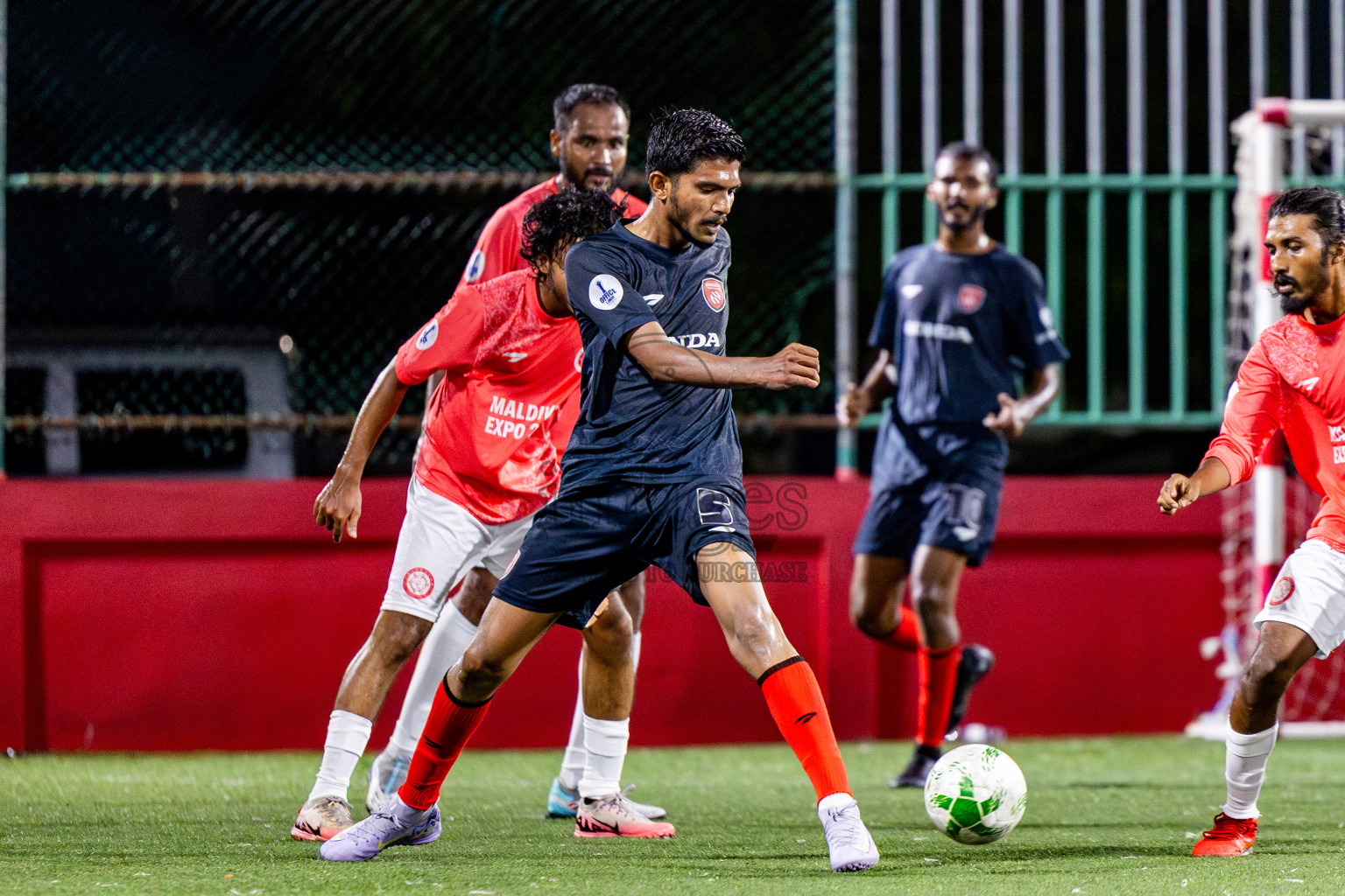 Sheesha vs Trade Club in Day 5 of Office League 2025 was held on Sunday, 20th April 2025 in Hulhumale', Maldives. Photos: Nausham Waheed  / images.mv