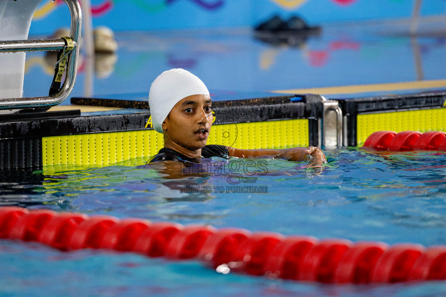 Day 4 of National Swimming Competition 2024 held in Hulhumale', Maldives on Monday, 16th December 2024. 
Photos: Hassan Simah / images.mv