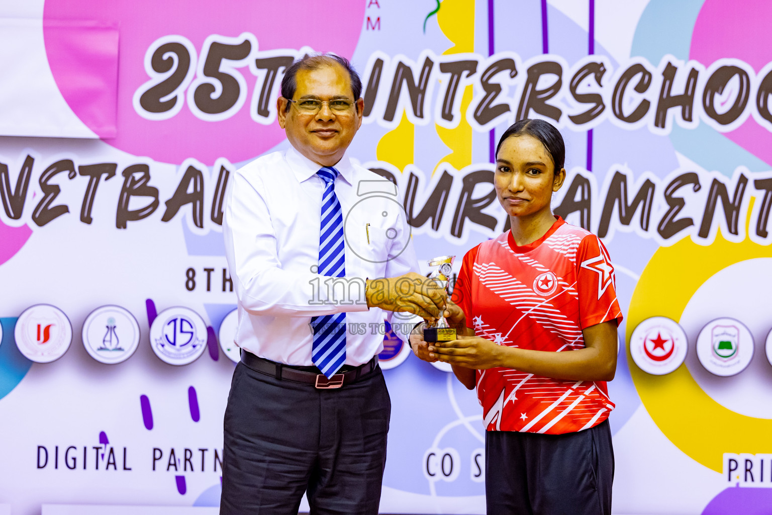 Day 14 of 25th Inter-School Netball Tournament was held in Social Center at Male', Maldives on Sunday, 25th August 2024. Photos: Nausham Waheed / images.mv