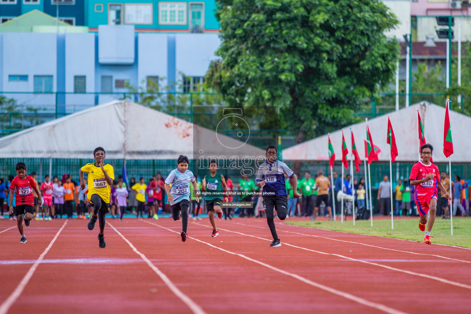 Day 1 of Inter-School Athletics Championship held in Male', Maldives on 22nd May 2022. Photos by: Maanish / images.mv