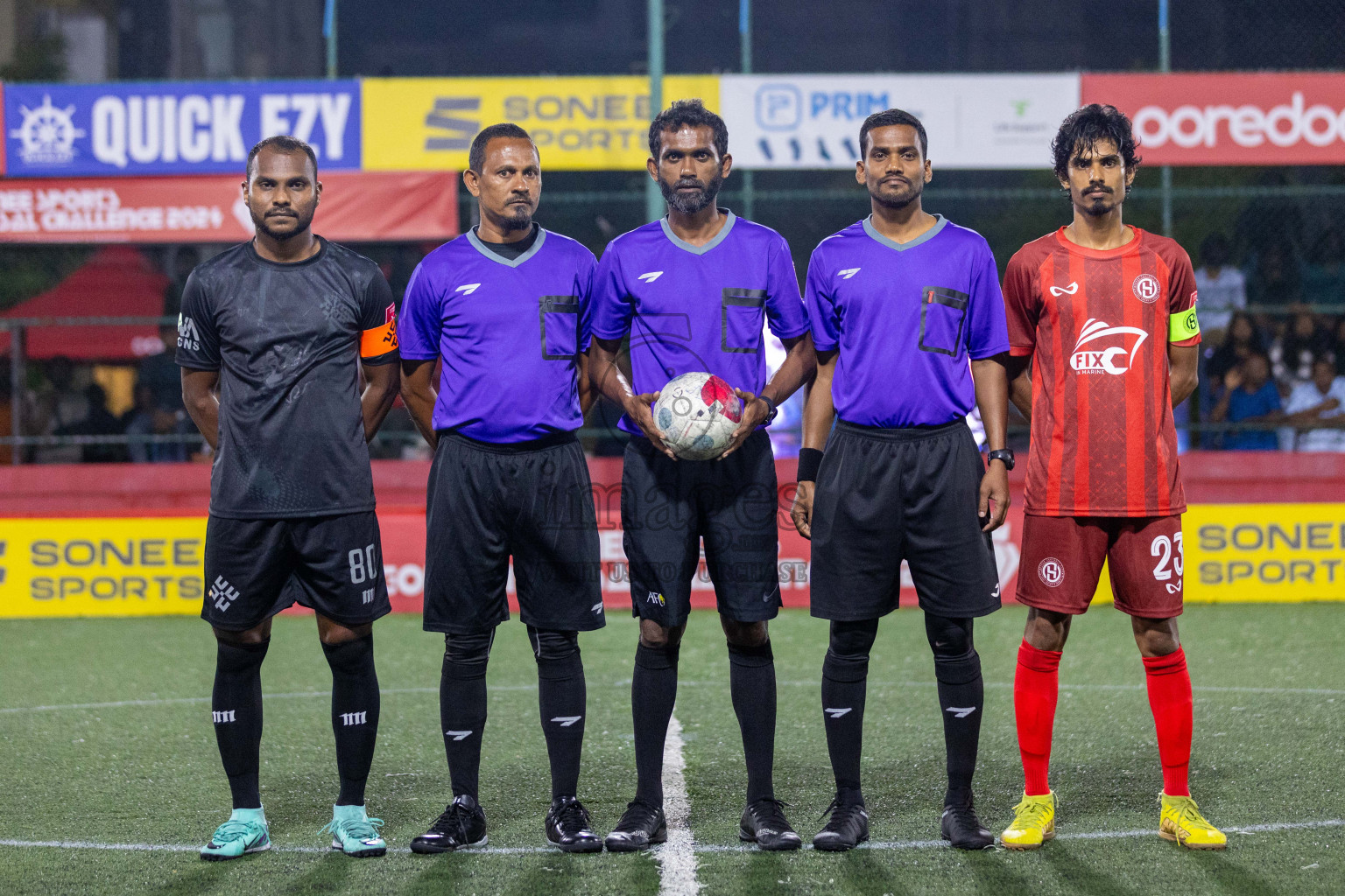 K Kaashidhoo vs K Hraa in Day 22 of Golden Futsal Challenge 2024 was held on Monday , 5th February 2024 in Hulhumale', Maldives Photos: Nausham Waheed / images.mv