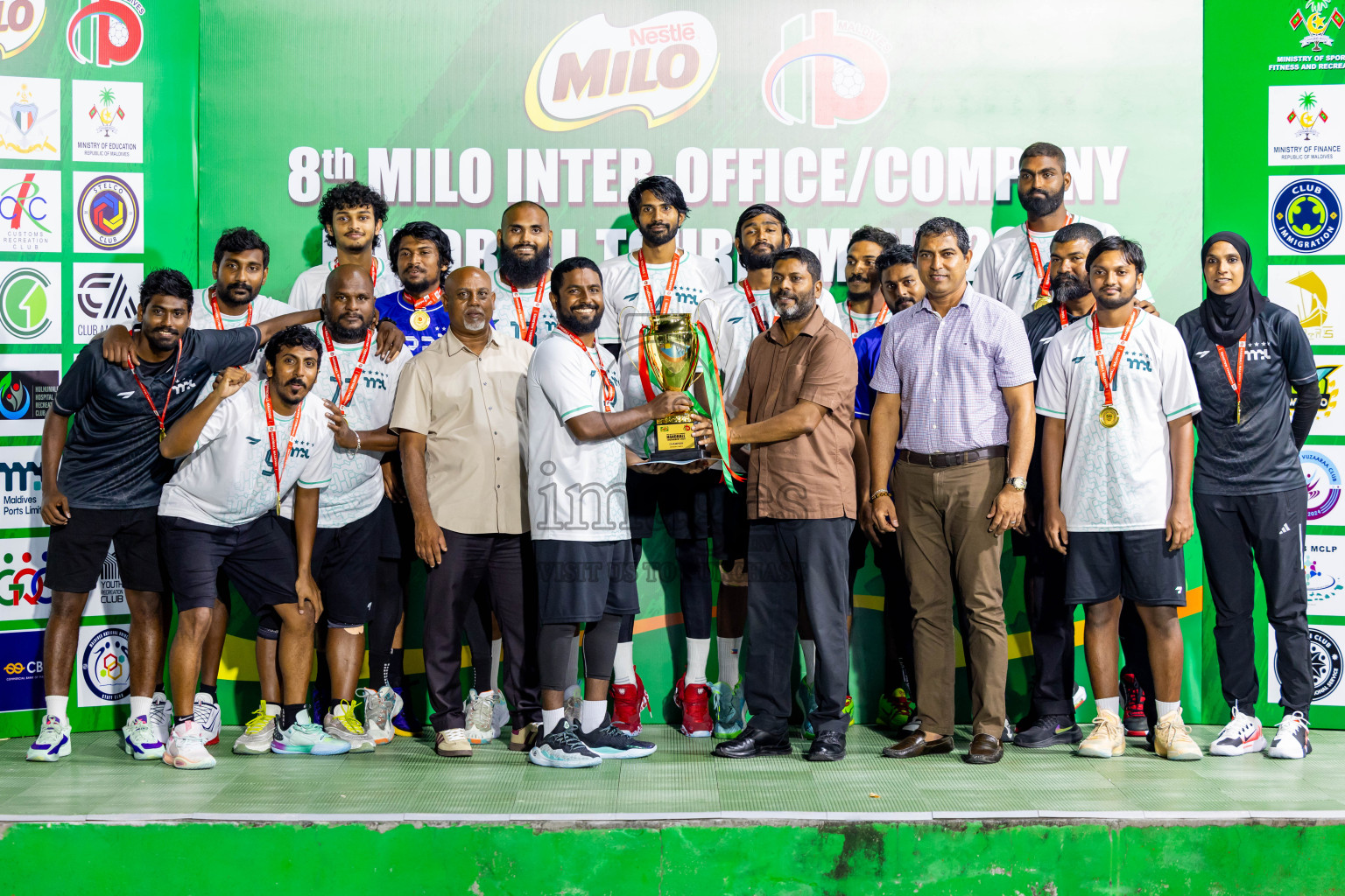 1st Division Final of 8th Inter-Office/Company Handball Tournament 2024, held in Handball ground, Male', Maldives on Tuesday, 11th September 2024 Photos: Nausham Waheed/ Images.mv