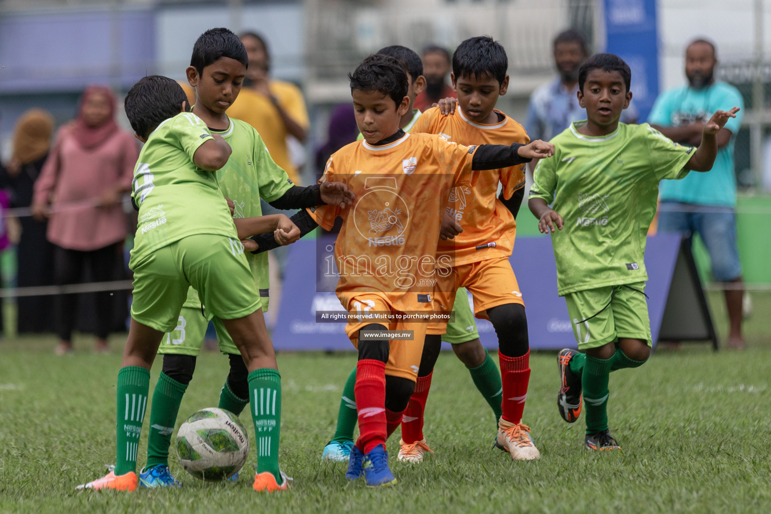 Day 1 of Nestle kids football fiesta, held in Henveyru Football Stadium, Male', Maldives on Wednesday, 11th October 2023 Photos: Shut Abdul Sattar/ Images.mv