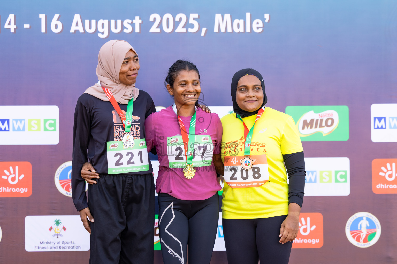 Day 2 of National Athletics Championship 2025 was held at Ekuveni Running Ground in Male', Maldives on Friday, 15th August 2025. Photos: Hasni / images.mv