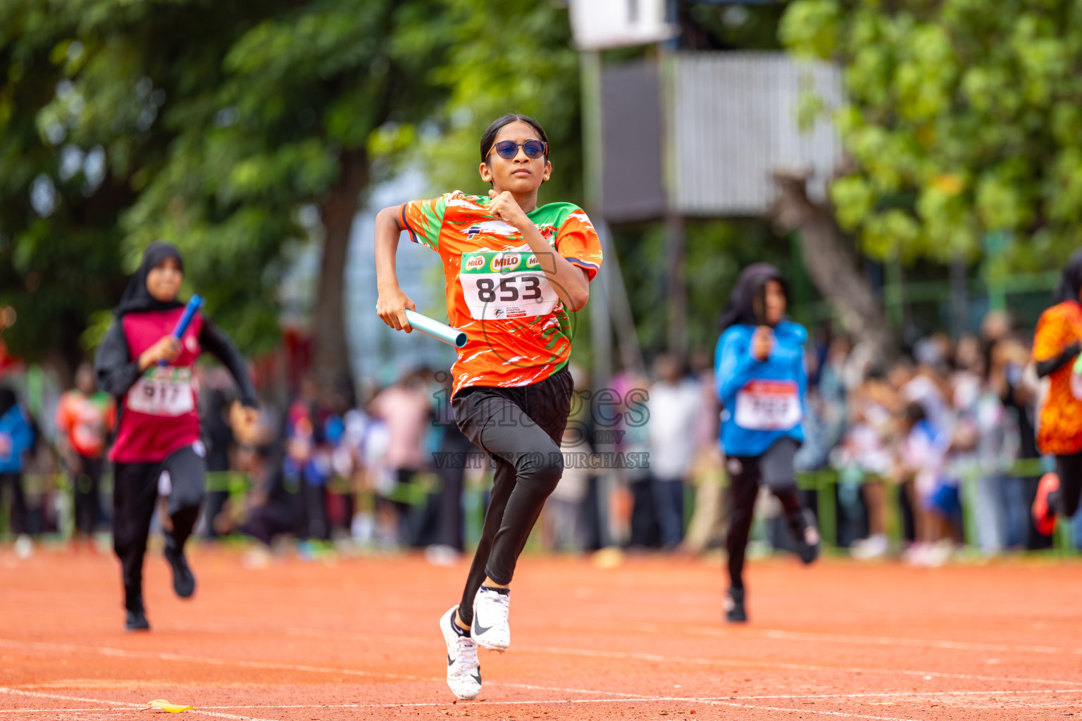 Day 6 of Inter-school Athletics Championship 2025 held in Ekuveni Synthetic Track, Male', Maldives on Sunday, 12th October 2025. Photos by: Ismail Thoriq / Images.mv