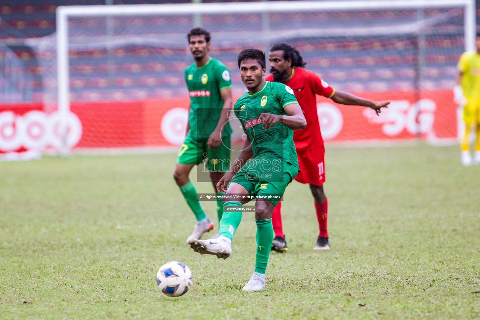 Maziya vs Da Grande in the Dhivehi Premier League 2022 on 22nd July 2022, held in National Football Stadium, Male', Maldives Photos: Nausham waheed / Images.mv