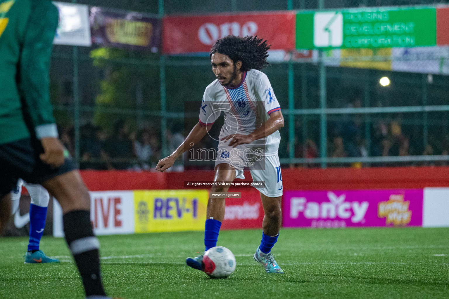 GA. Dhaandhoovs vs GA. Nilandhoo in Day 2 of Golden Futsal Challenge 2023 on 06 February 2023 in Hulhumale, Male, Maldives