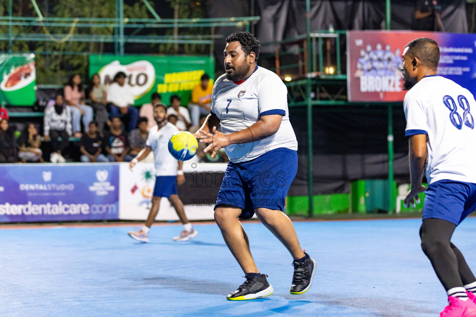 Day 19 of 10th National Handball Tournament 2023, held in Handball ground, Male', Maldives on Tuesday, 19th December 2023 Photos: Nausham Waheed/ Images.mv