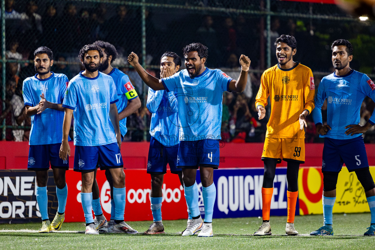 M Dhiggaru vs M Mulak in Meemu Atoll Finals in Day 25 of Golden Futsal Challenge 2025 was held on Wednesday , 28th January 2025, in Hulhumale', Maldives. Photos: Nausham Waheed / images.mv
