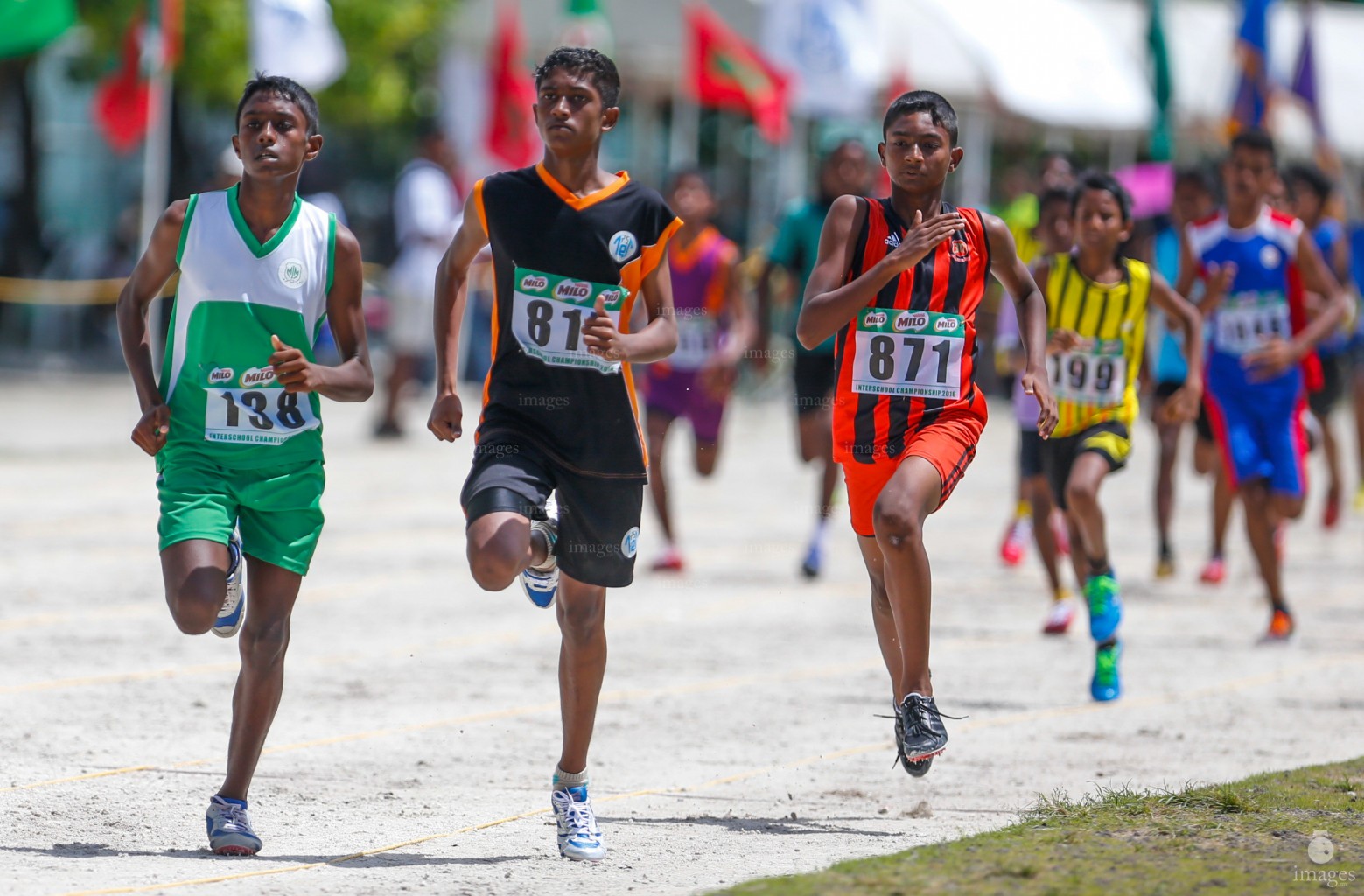 Interschool Athletics held from 2 - 5 September 2016 in Male', Maldives, Saturday, 3, September 2016.(Images.mv Photo/ Abdulla Abeedh).