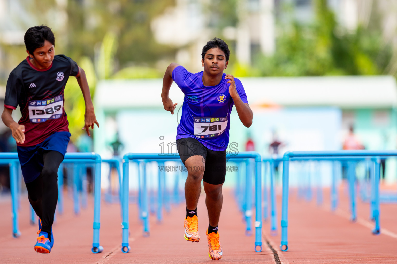 Day 4 of MWSC Interschool Athletics Championships 2024 held in Hulhumale Running Track, Hulhumale, Maldives on Tuesday, 12th November 2024. Photos by: Nausham Waheed / Images.mv