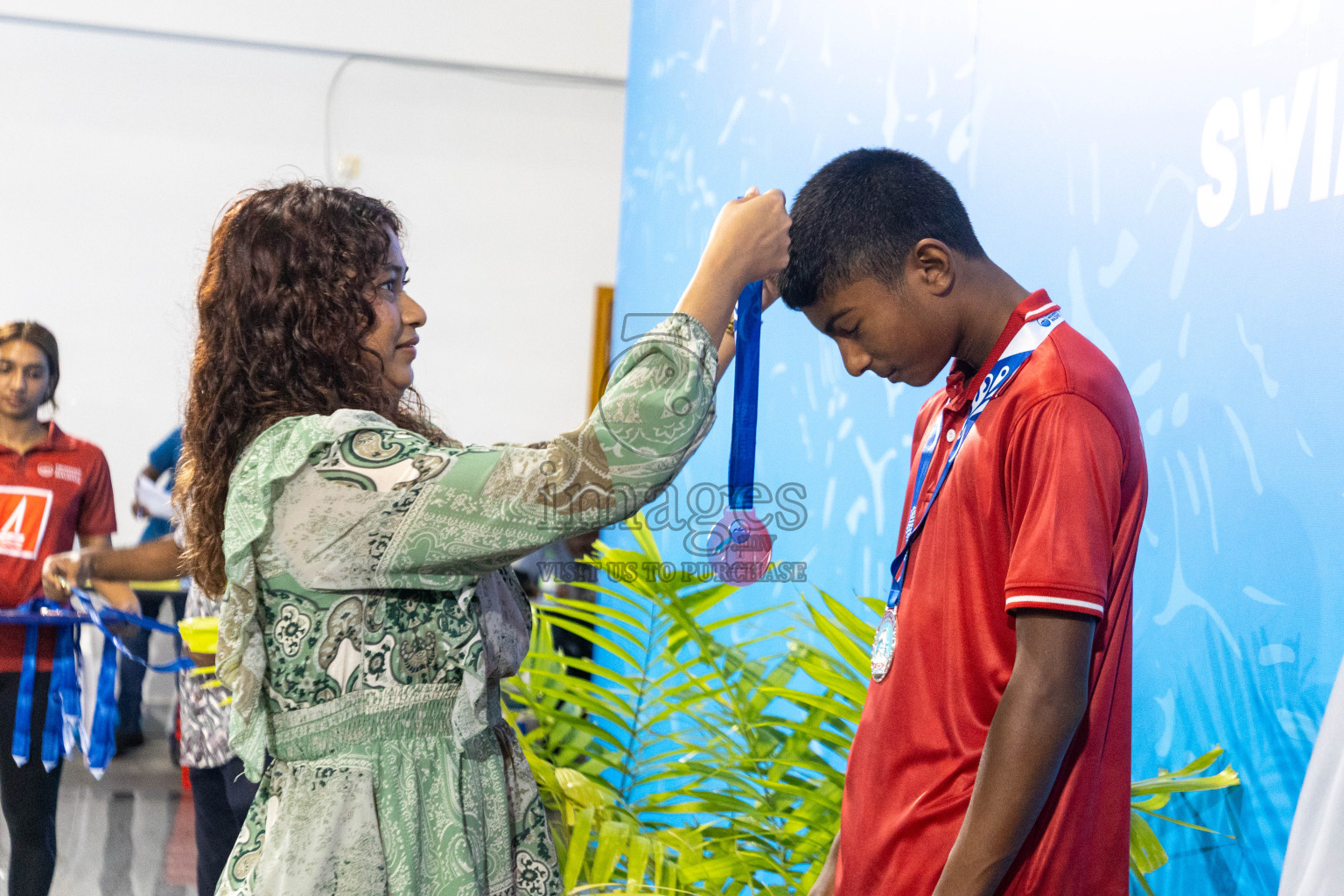 Day 4 of 20th Inter-school Swimming Competition 2024 held in Hulhumale', Maldives on Tuesday, 15th October 2024. Photos: Ismail Thoriq / images.mv