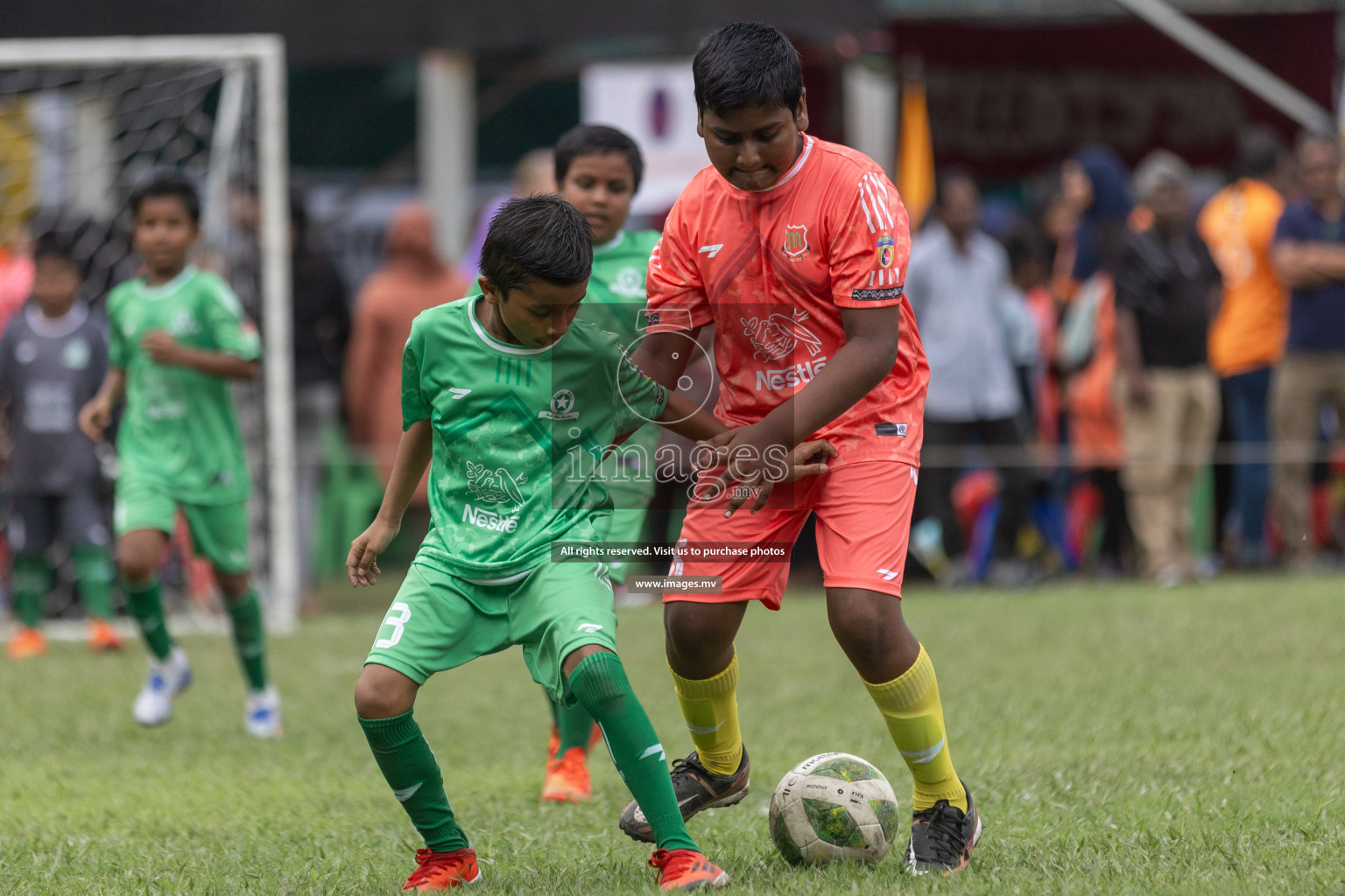 Day 1 of Nestle kids football fiesta, held in Henveyru Football Stadium, Male', Maldives on Wednesday, 11th October 2023 Photos: Shut Abdul Sattar/ Images.mv