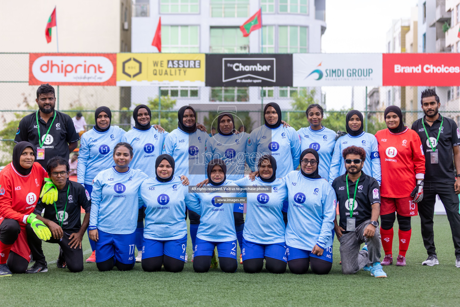 Hulhumale Hospital vs MIRA SC in 18/30 Futsal Fiesta Classic 2023 held in Hulhumale, Maldives, on Friday, 21st July 2023 Photos: Mohamed Mahfooz Moosa / images.mv